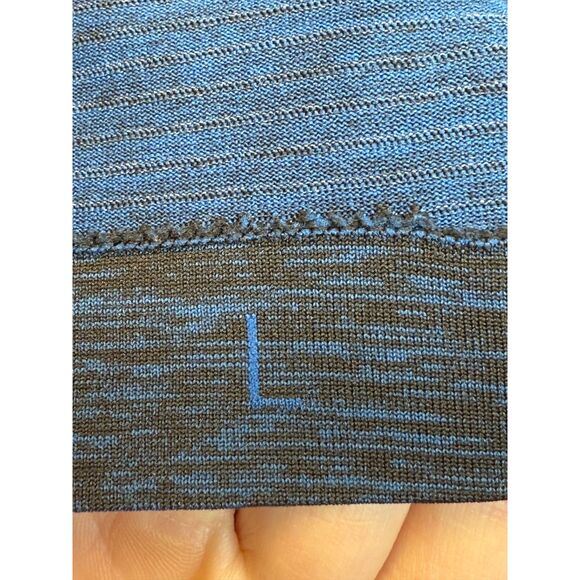 Lululemon Men’s Size Large Blue Heathered Time To Get Dirty Get Outside T Shirt - Picture 4 of 5